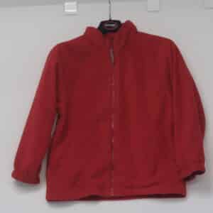 Waterproof reversible Red fleece